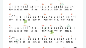 吉他弹唱100首谱子大全