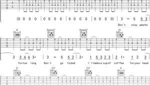 此生无憾吉他弹唱谱原版 此生无憾吉他弹唱谱原版