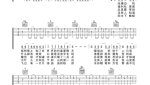 童年吉他弹唱谱 六线谱 童年吉他弹唱谱 六线谱