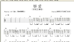 四线吉他乐谱大全 四线吉他乐谱大全