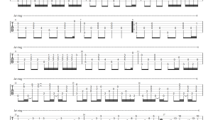 吉他指弹谱怎么看符号