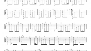 成都吉他指弹谱一指 成都吉他指弹谱一指