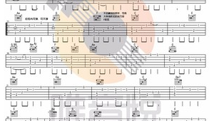 吉他指弹谱子简单一点