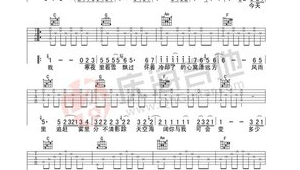 海阔天空吉他谱原版吉他谱 海阔天空吉他谱原版吉他谱