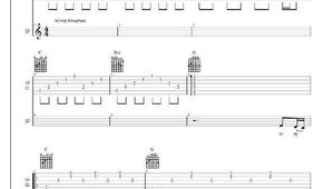 四线的吉他谱怎么看谱 四线的吉他谱怎么看谱