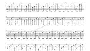 吉他入门教学谱子 吉他入门教学谱子