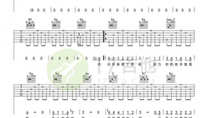 吉他指弹谱入门歌曲 吉他指弹谱入门歌曲