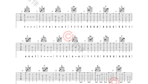 吉他指弹简单曲谱 吉他指弹简单曲谱