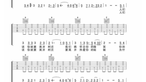 红河谷吉他谱c调扫弦 红河谷吉他谱c调扫弦